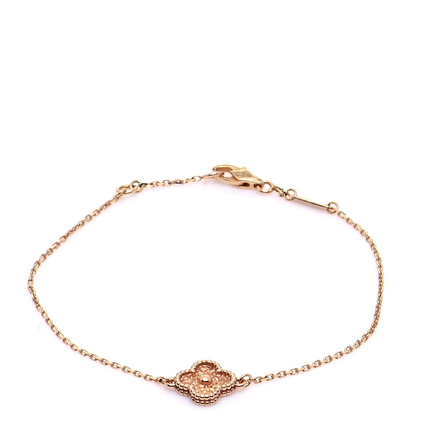 Van Cleef & Arpels 18K Rose Gold Sweet Alhambra Bracelet 1 of 9