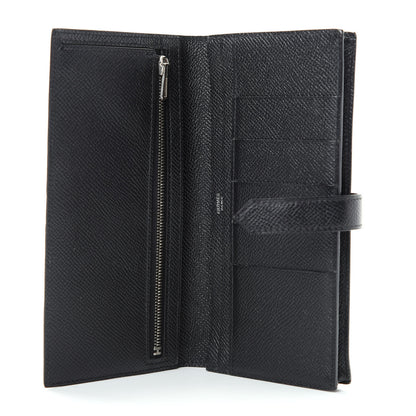 Hermes Epsom Bearn Gusset Wallet Black 5 of 7