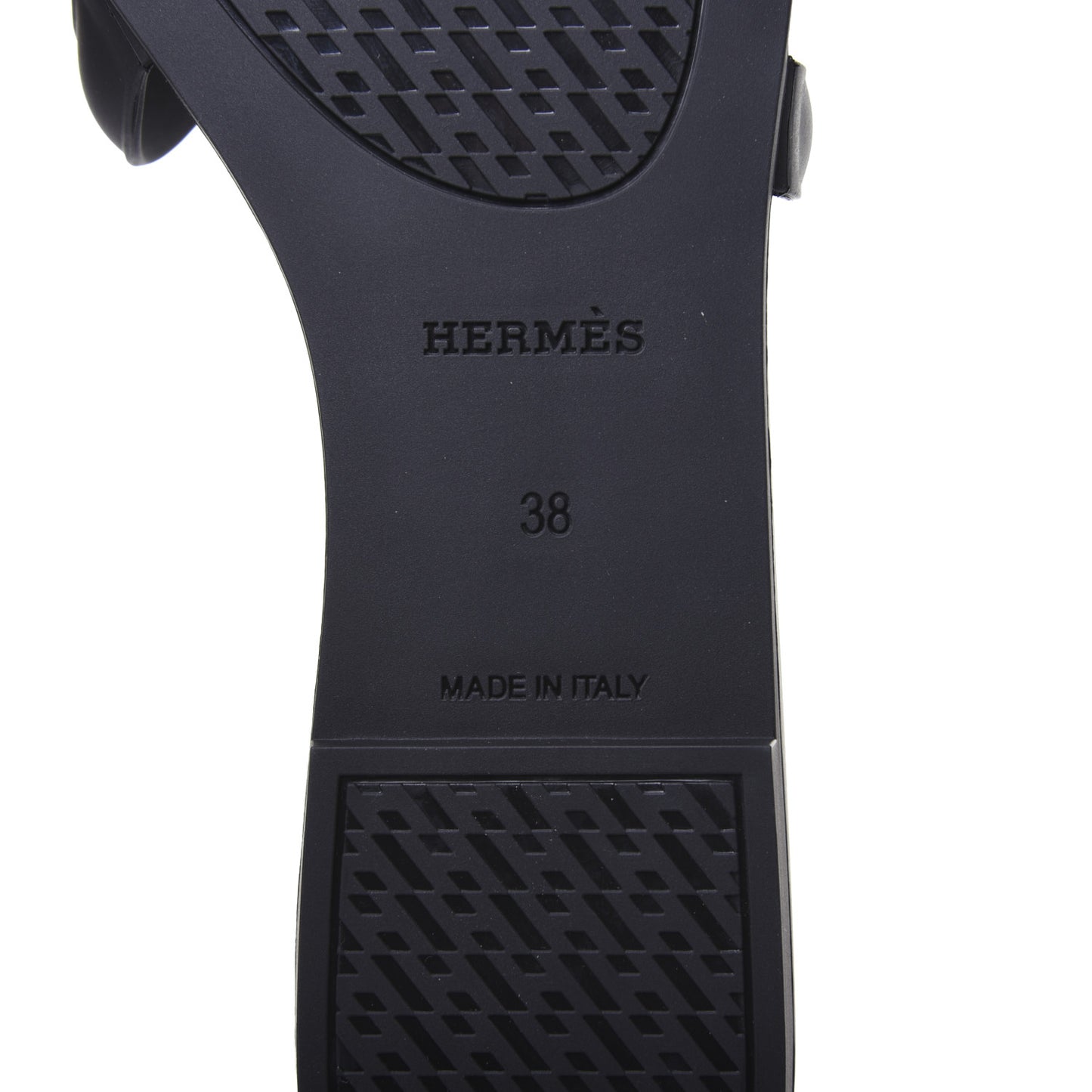 Rubber Aloha Sandals 38 Black