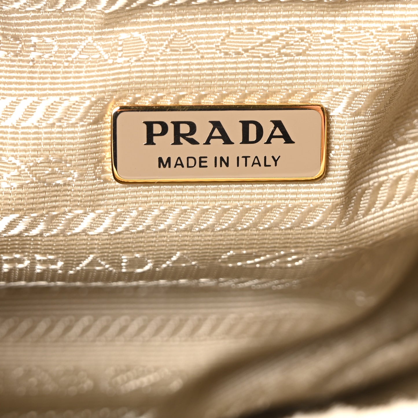 Shearling Nappa Mini Re-Edition Shoulder Bag Ecru