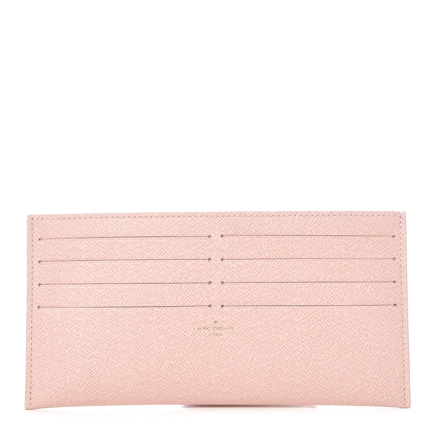 Louis Vuitton Calfskin Felicie Card Holder Insert Rose Ballerine 1 of 6