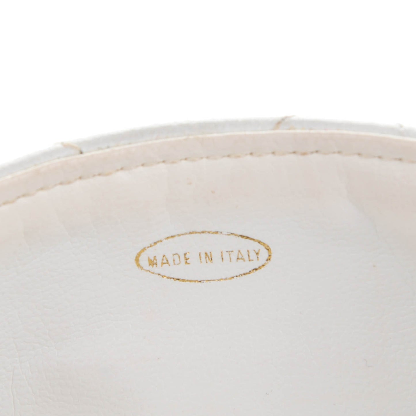 Lambskin Bekko Resin Mini Single Flap White