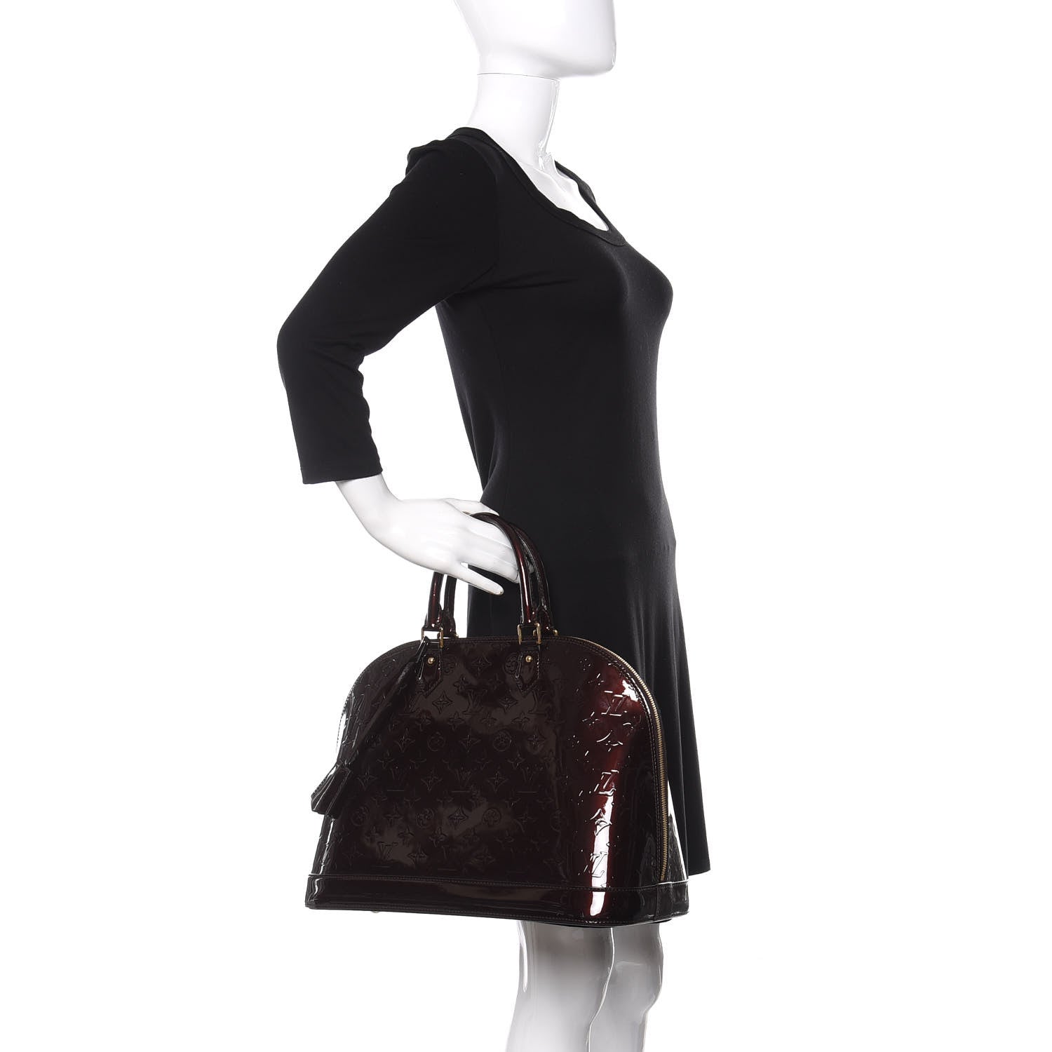 Louis Vuitton Vernis Alma GM Amarante 2 of 13