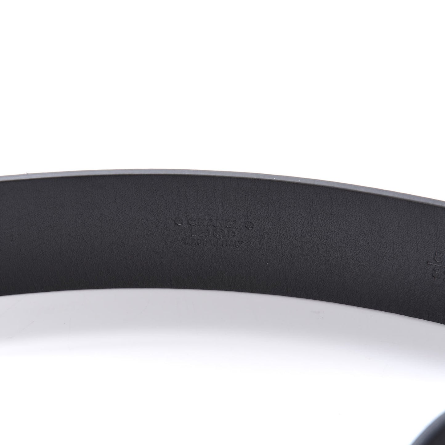 Caviar CC Logo Belt 80 Black