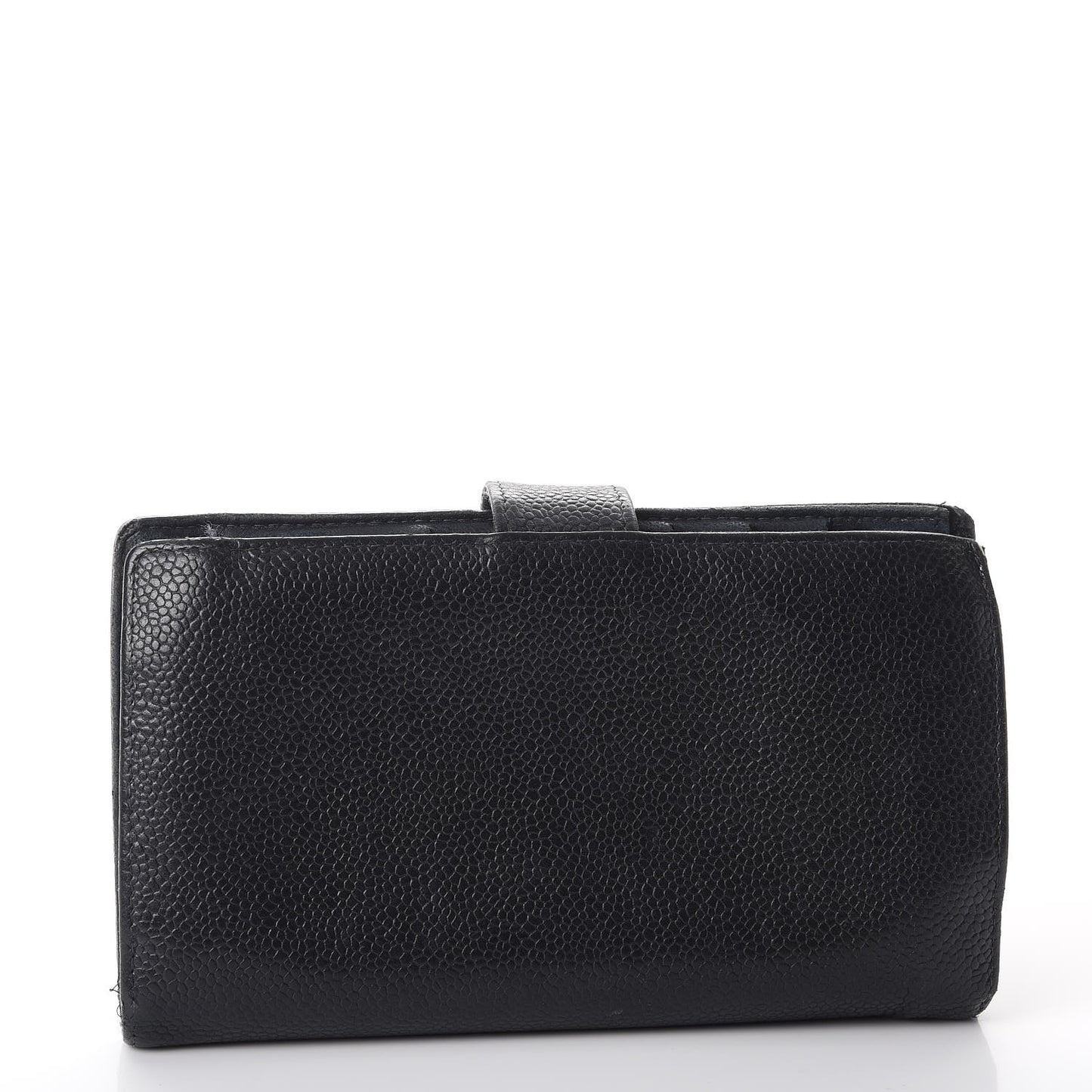 Caviar Timeless CC French Wallet Black