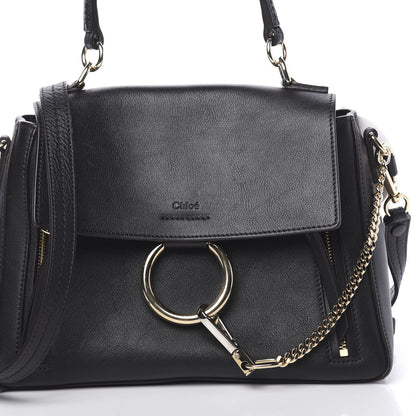 Chloe Calfskin Small Faye Day Shoulder Bag Black 11 of 11