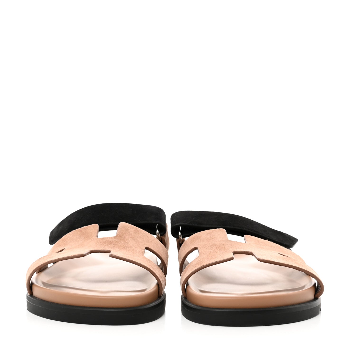 Suede Goatskin Womens Chypre Sandals 41 Rose Perle Black