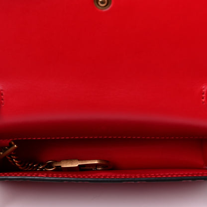 Gucci Guccissima Mini Cherry Chain Bag Hibiscus Red 4 of 4