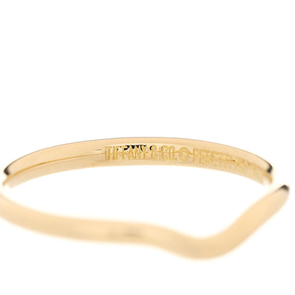 Tiffany 18K Yellow Gold Elsa Peretti Wedding Band Ring 57 8 4 of 5