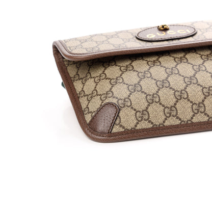 Gucci GG Supreme Monogram Neo Vintage Web Belt Bag Brown 8 of 11