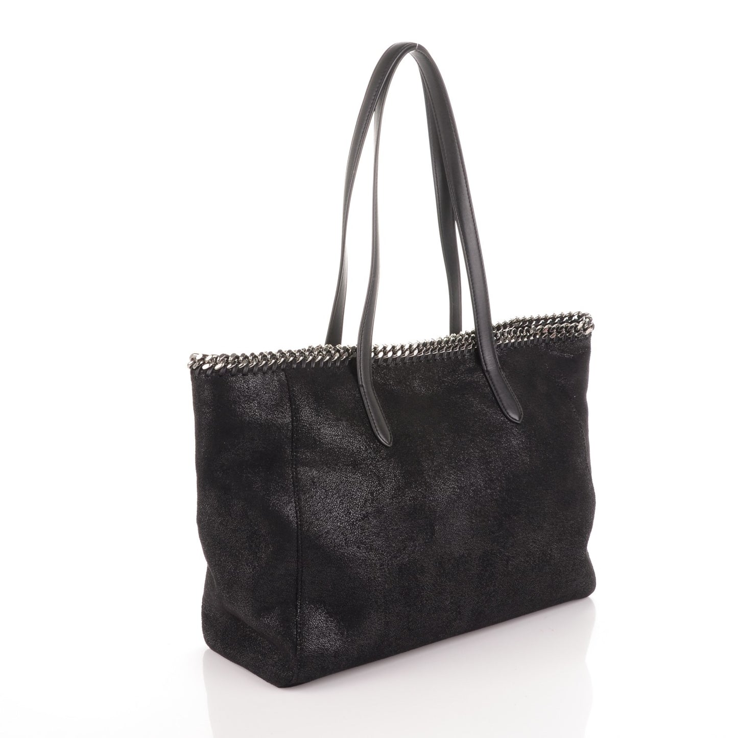 Shaggy Deer Falabella East West Shopper Tote Black