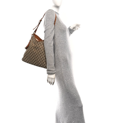 Gucci Monogram Medium Marrakech Hobo Camel 2 of 11