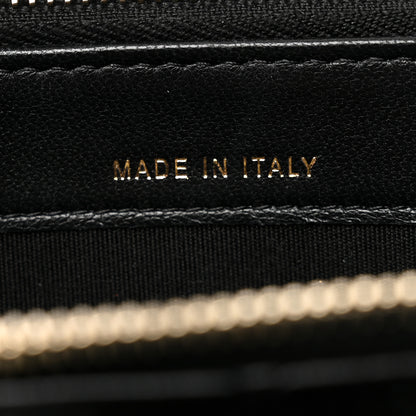 Chanel Goatskin Quilted CC Clutch With Chain Black 9 of 11