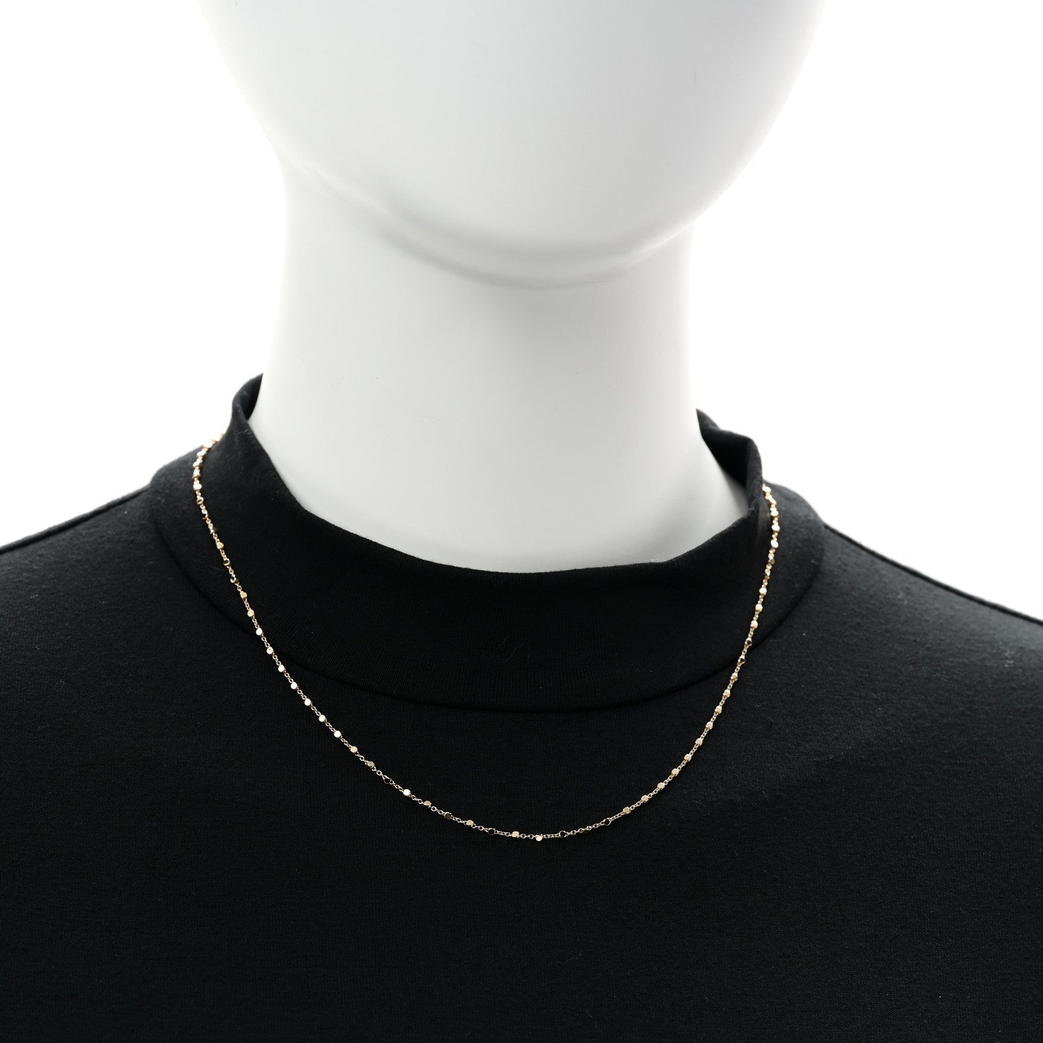 Cartier 18K Yellow Gold Cube Chain Necklace 2 of 5