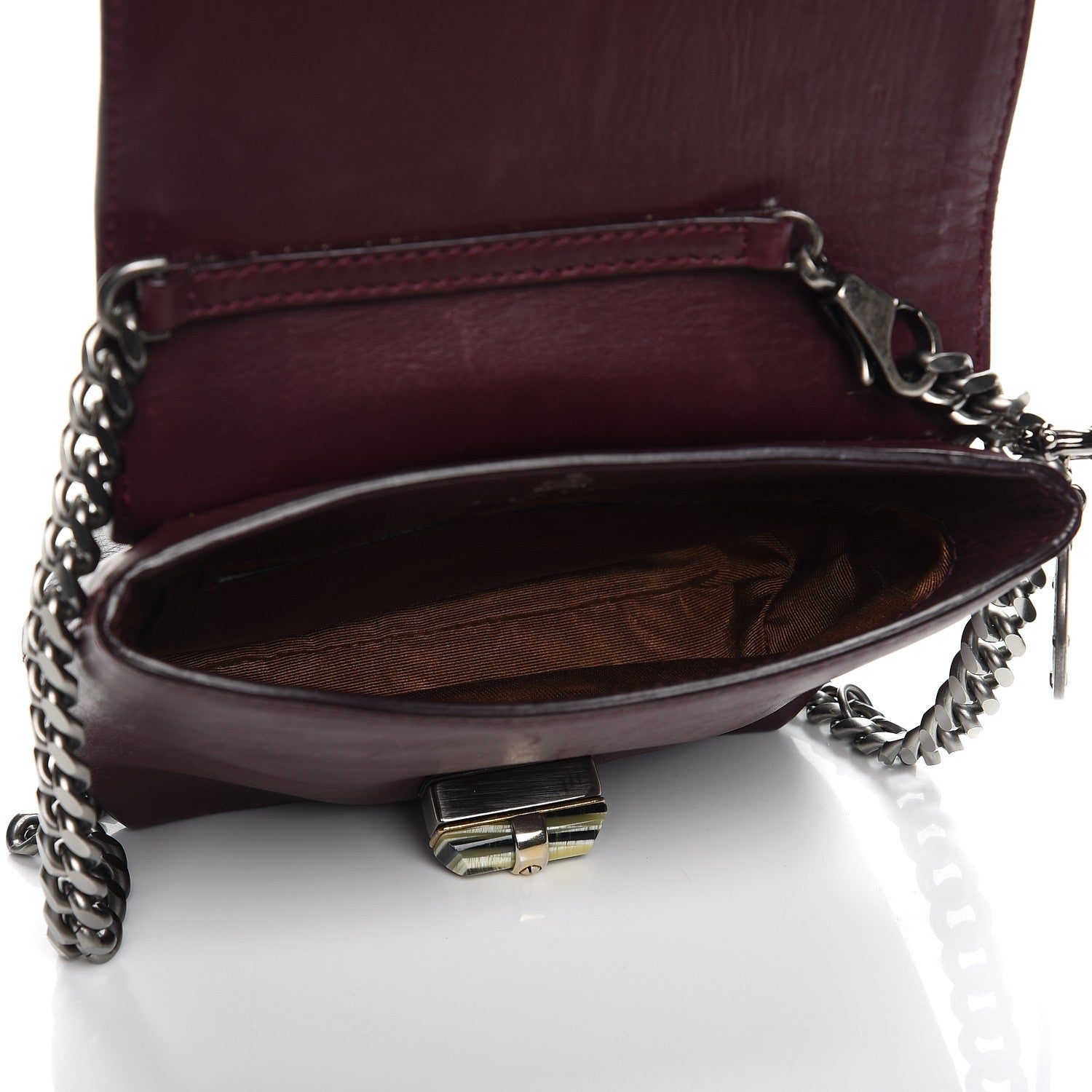 Lanvin Calfskin Happy Mini Pop Bag Plum 5 of 8