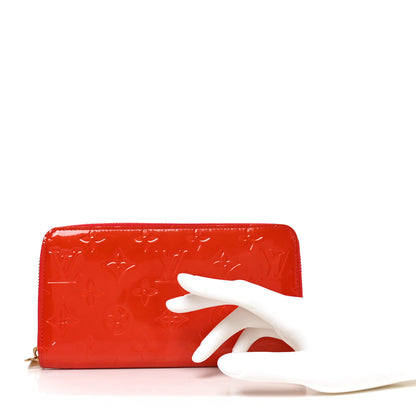Louis Vuitton Vernis Zippy Wallet Freesia 2 of 8