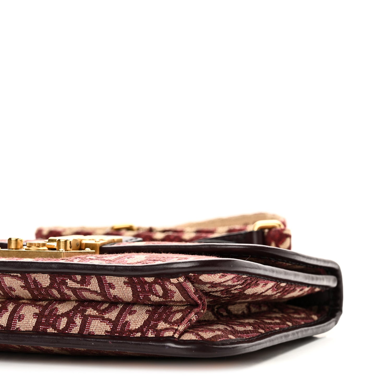 Oblique Dioraddict Flap Bag Burgundy