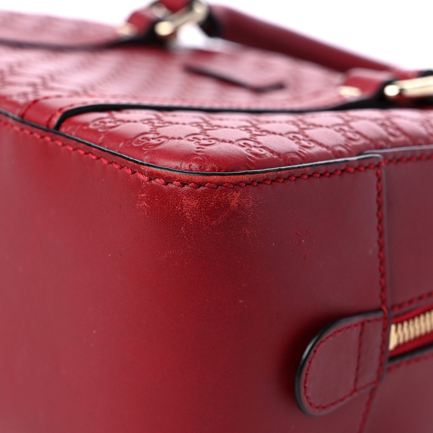 Microguccissima Small Crossbody Bag Rosso