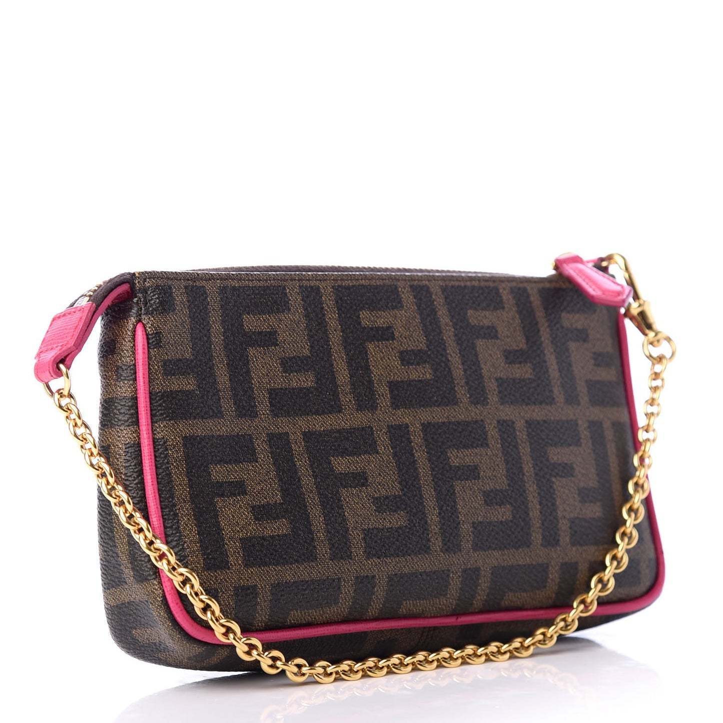 Zucca Spalmati Vitello Elite Pochette Tobacco Ciclamino