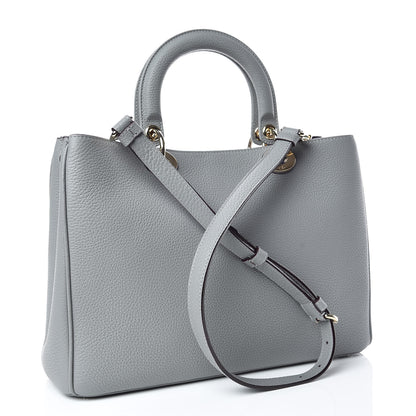 Christian Dior Bullcalf Medium Diorissimo Tote Grey 3 of 9