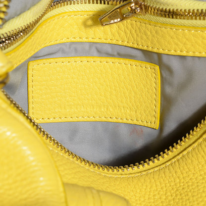 Alexander Wang Pebbled Lambskin Rocco Yellow Light Gold Hardware 6 of 10