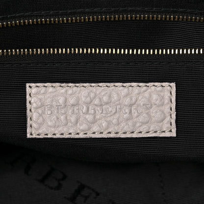 Burberry Heritage Grain Check Embossed Medium Dewsbury Tote Pale Grey 6 of 17