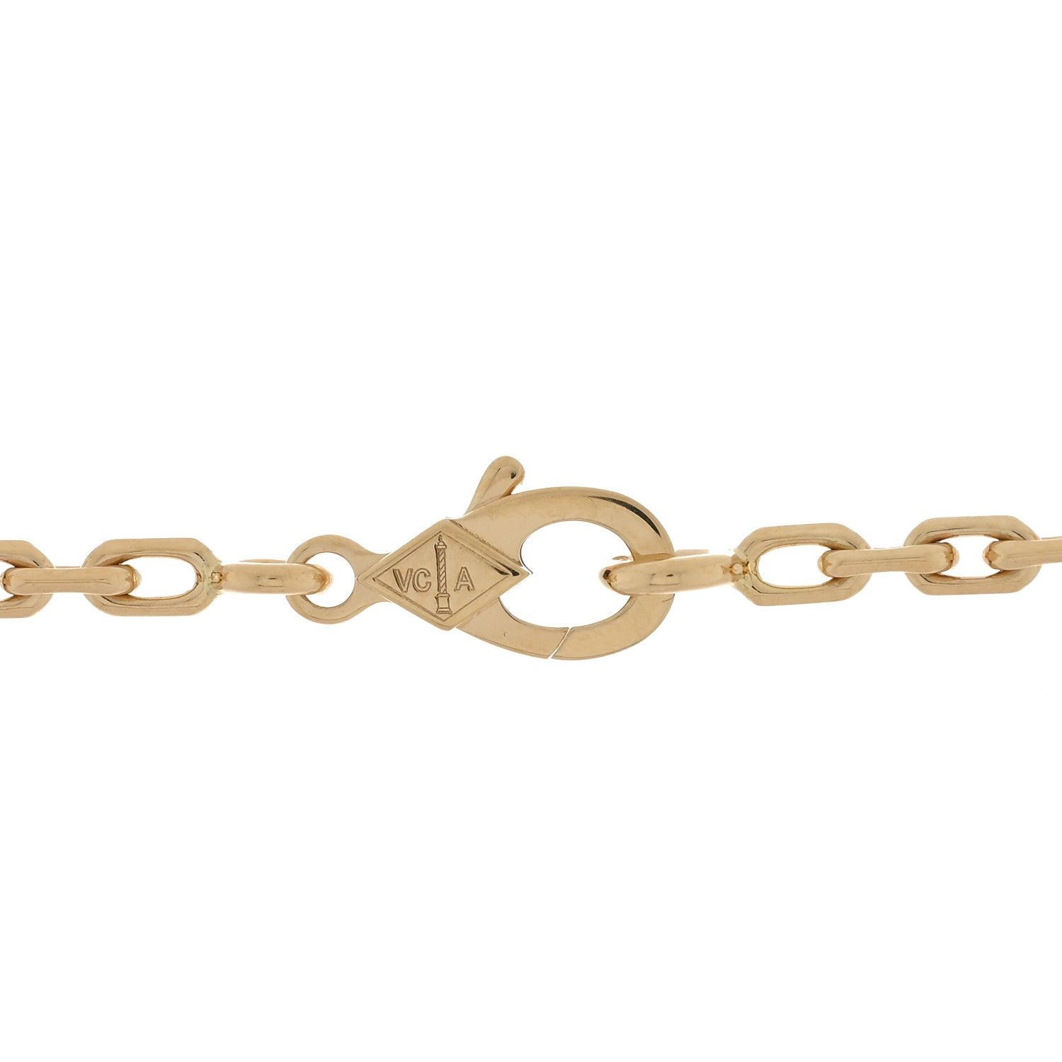 Van Cleef & Arpels 18K Yellow Gold Black Onyx 20 Motifs Vintage Alhambra Necklace 4 of 5