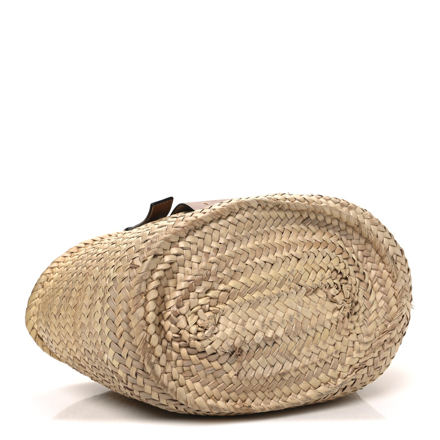 Raffia Basket Tote Bag Natural Tan