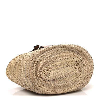 Loewe Raffia Basket Tote Bag Natural Tan 4 of 13
