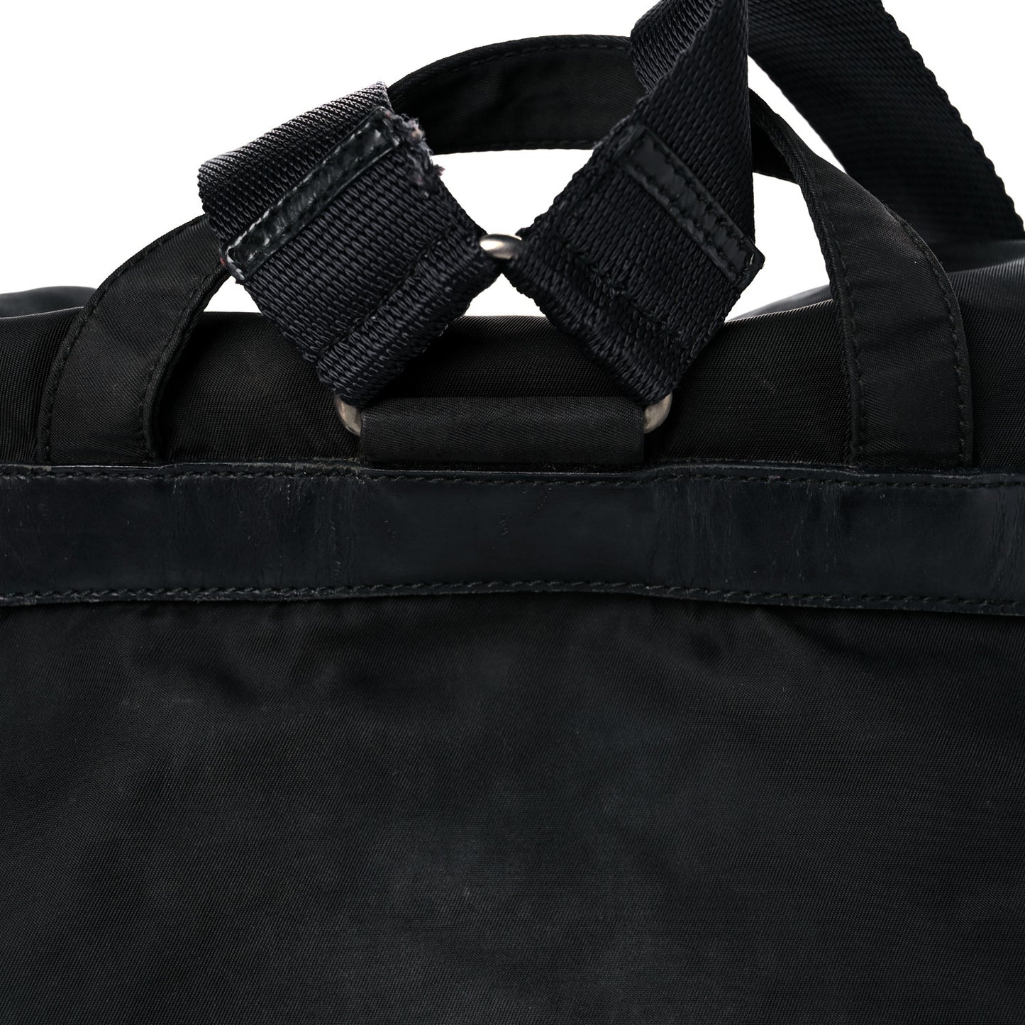 Nylon Vela Medium Backpack Black