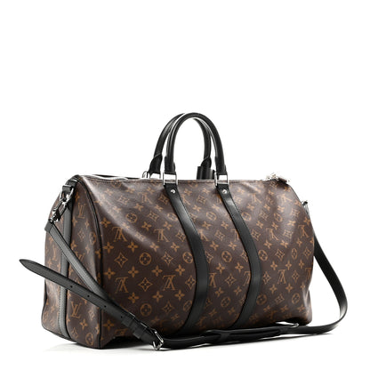Louis Vuitton Monogram Macassar Keepall Bandouliere 45 2 of 8