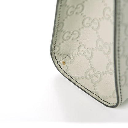 Gucci Guccissima Signature Medium Emily Chain Shoulder Bag Mystic White 11 of 11