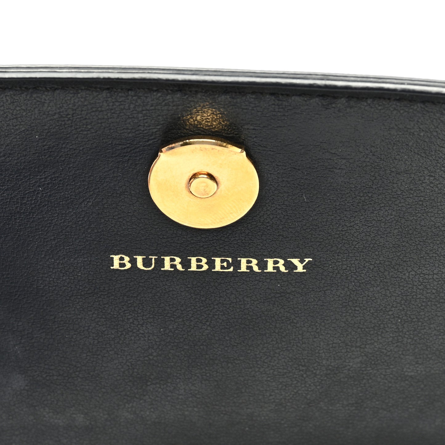 Vintage Check Henley Wallet On Chain Black