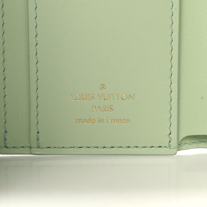 Louis Vuitton Taurillon Summer Stardust Capucines XS Wallet Vert D'Eau 5 of 5