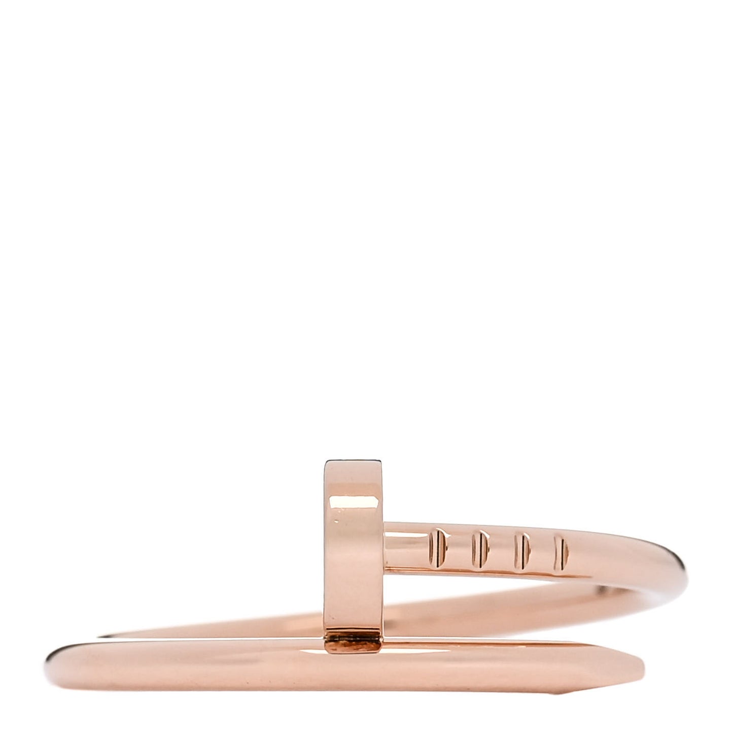 18K Pink Gold Small Juste Un Clou Ring 56 7.5
