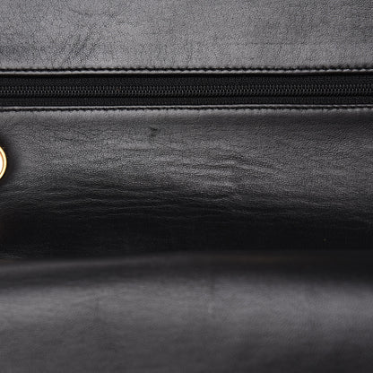 Chanel Lambskin Quilted Medium Double Flap Black 16 of 17