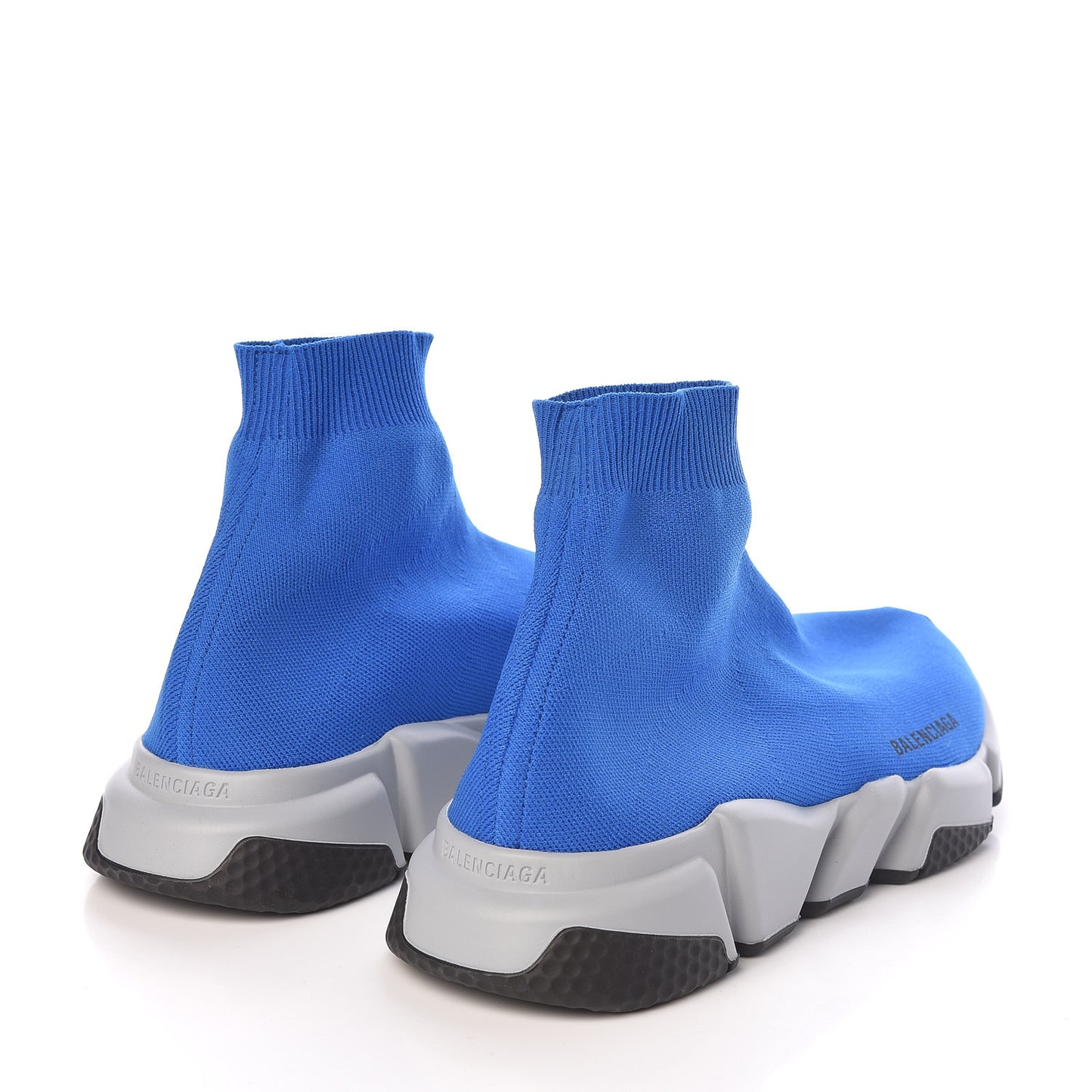 Neoprene Knit Mens Speed Sneakers 43 Bleu