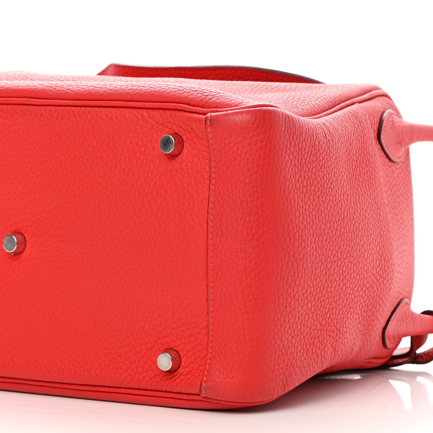 Hermes Taurillon Clemence Lindy 30 Rouge Casaque 10 of 16