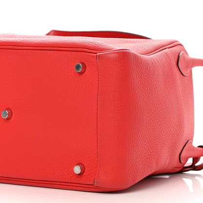 Hermes Taurillon Clemence Lindy 30 Rouge Casaque 10 of 16