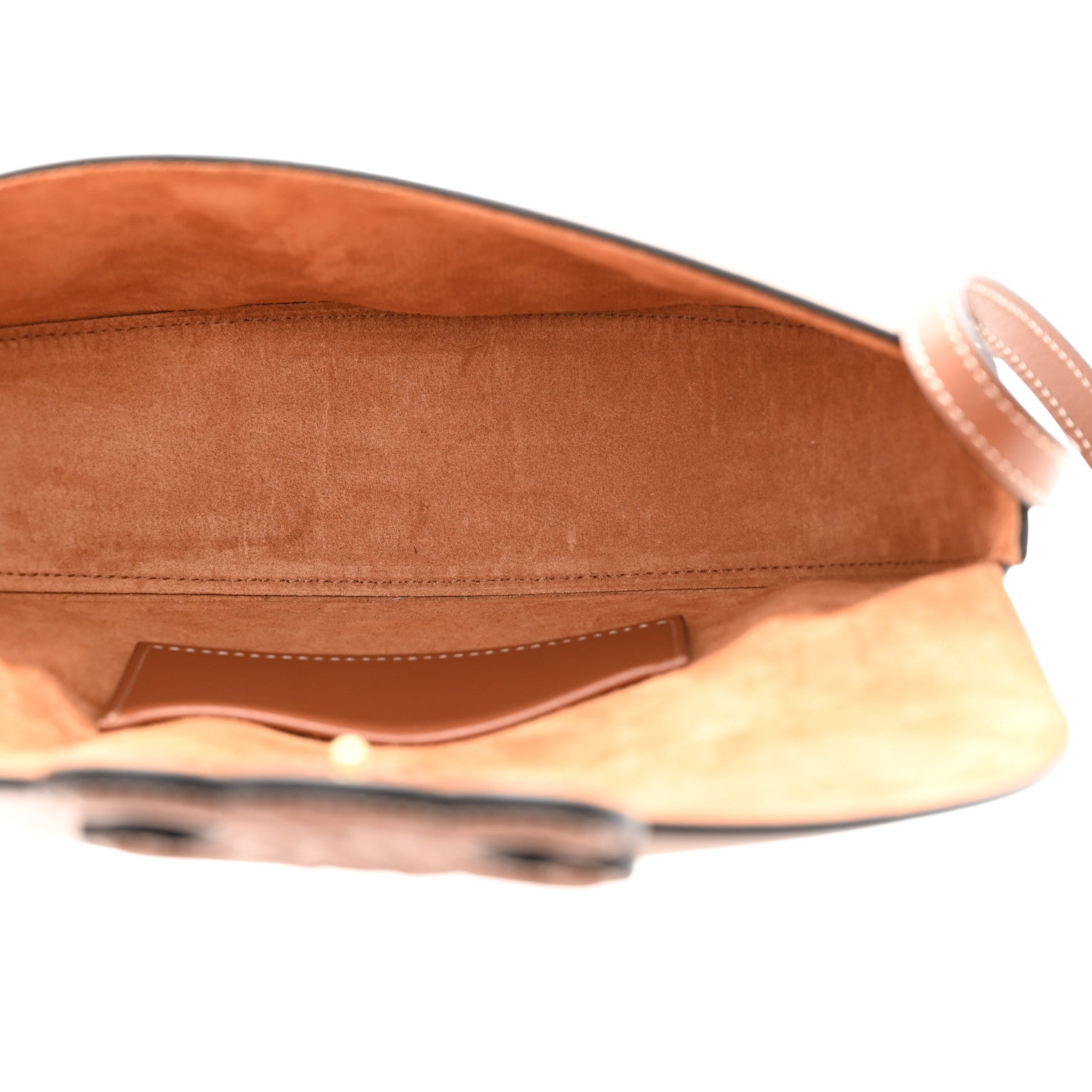 Celine Smooth Calfskin Triomphe Besace Bag Tan 5 of 11