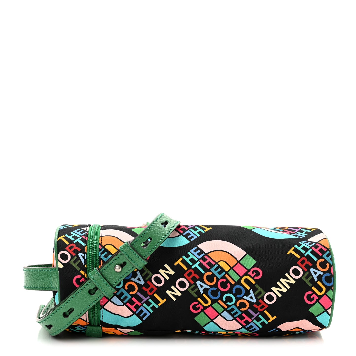 X THE NORTH FACE Econyl Nylon Barrel Shoulder Bag Black Multicolor