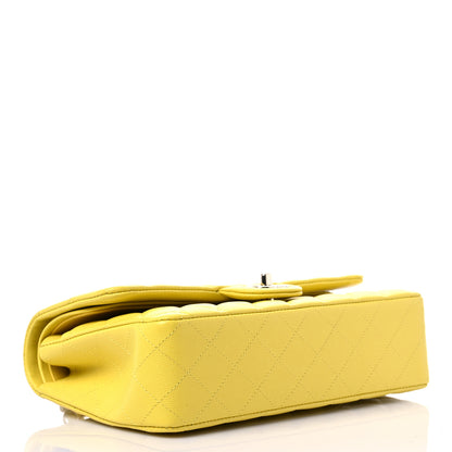 Chanel Caviar Quilted Small Double Flap Yellow 4 of 10