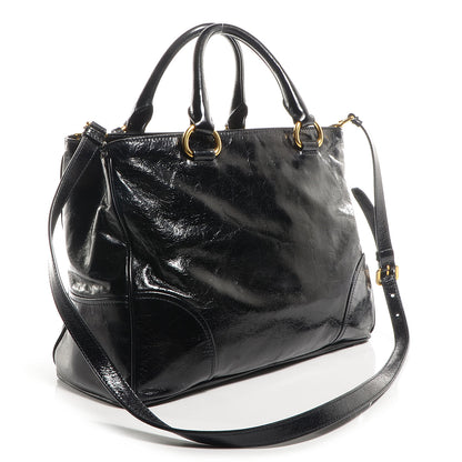 Prada Vitello Shine Tote Nero Black 5 of 12