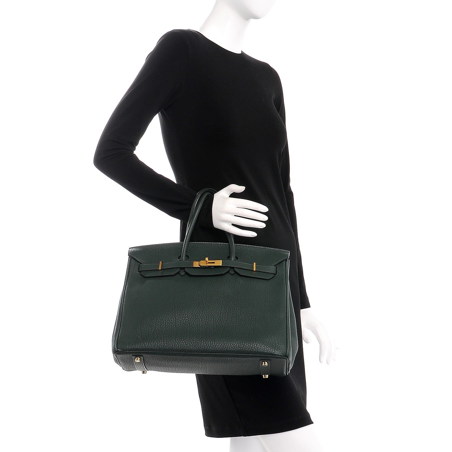 Hermes Fjord Birkin 35 Vert Fonce 2 of 10