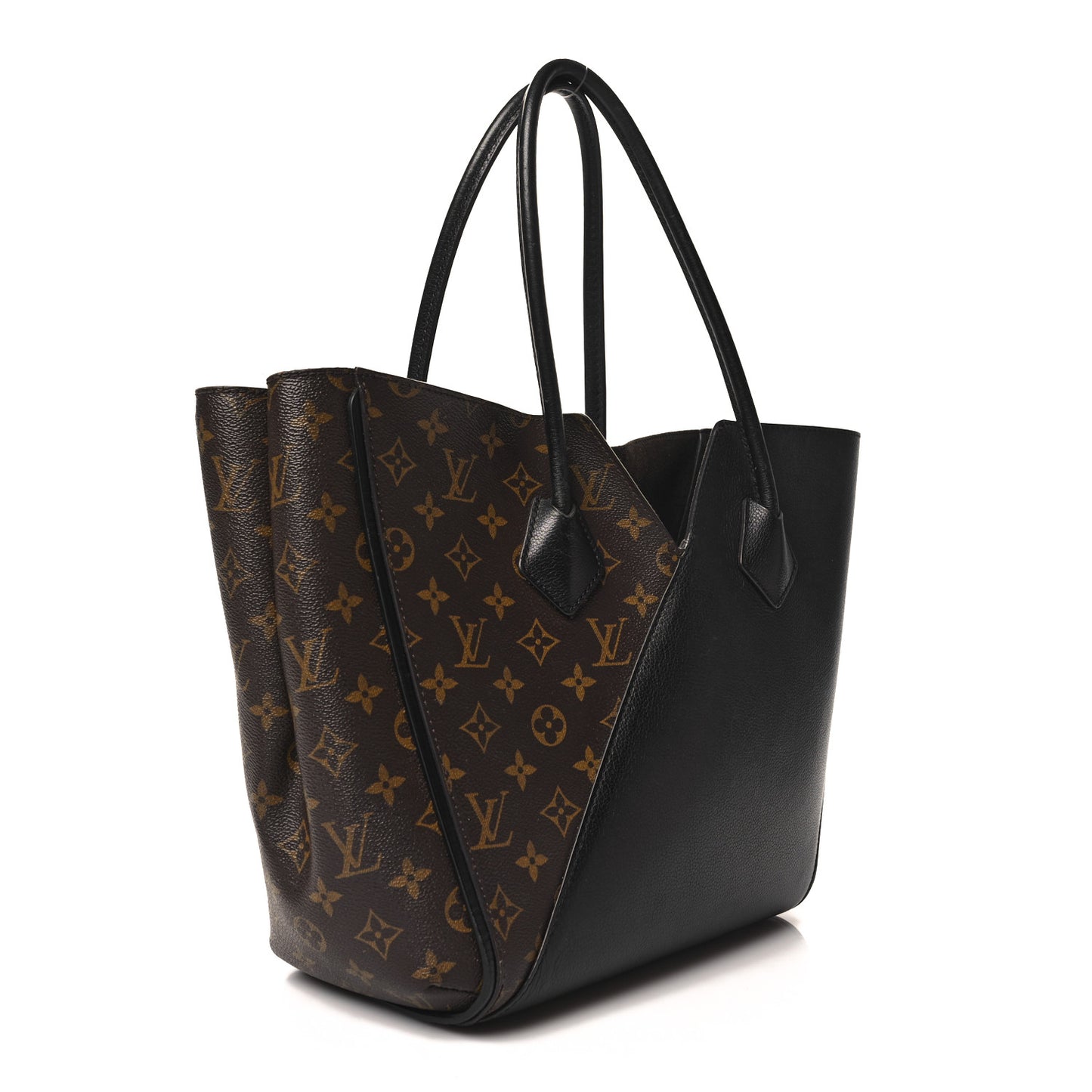 Calfskin Monogram Kimono Tote Black