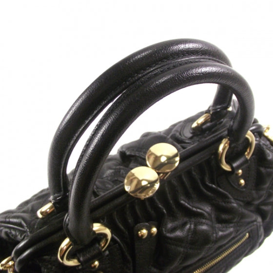 Marc Jacobs Quilted Leather Stam Black 5 of 10