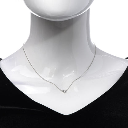 Tiffany Platinum Diamond .19ct Elsa Peretti Diamonds by the Yard Pendant Necklace 2 of 6