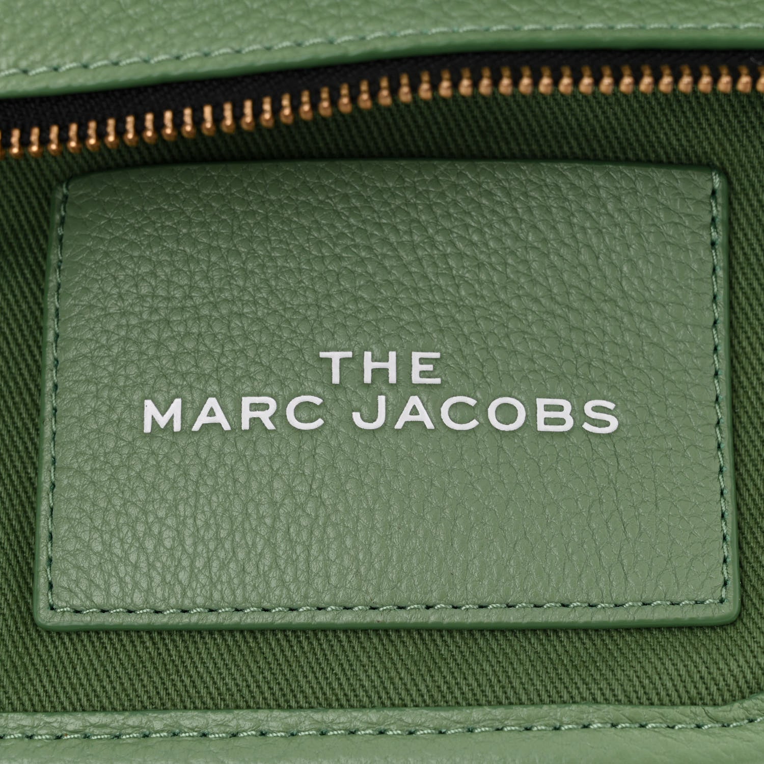 Marc Jacobs Grained Calfskin Small The Tote Bag Aspen Green 6 of 12
