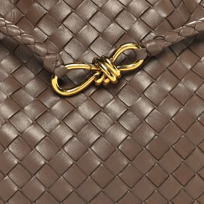 Bottega Veneta Nappa Intrecciato Medium Andiamo Shoulder Bag Taupe Grey 8 of 12