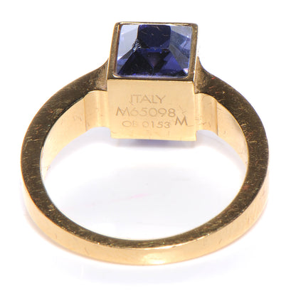 Louis Vuitton Swarovski Gamble Ring Medium 6.5 Azur 3 of 5